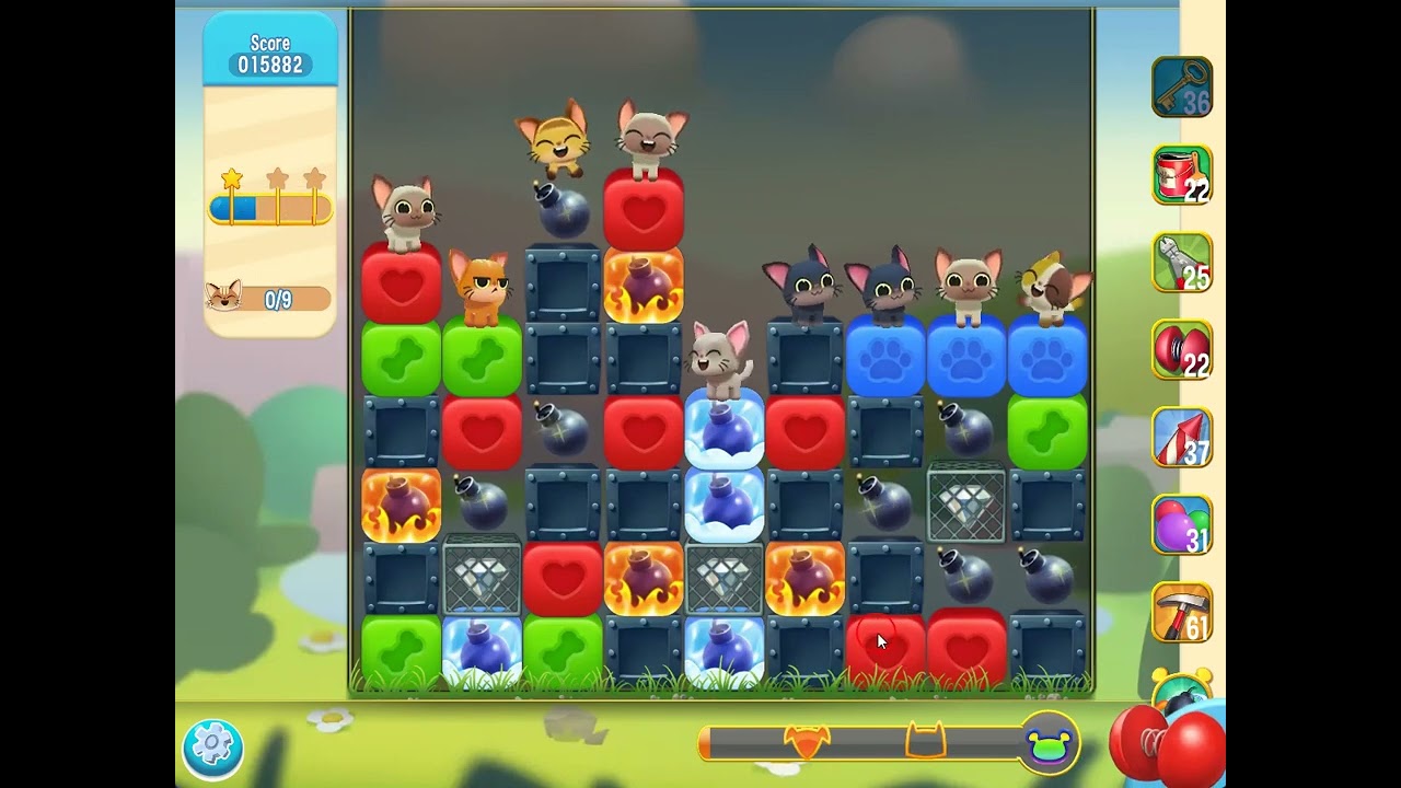 Pet Rescue Saga level 5381 no boosters | PuzzledCubes.site