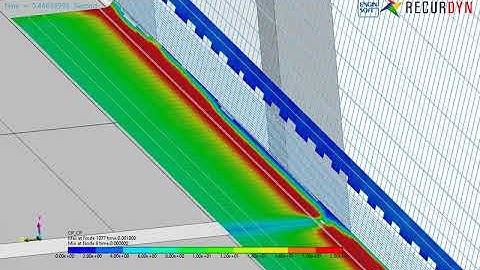 Panel bending: contact pressure on the bottom surface of a FFlex blank