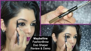 Maybelline Fashion Brow Duo Shaper Review & Demo