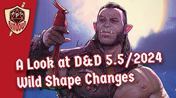 RPG Rundown: Dungeons & Dragons 5.5/2024 Druid Wild Shape Changes