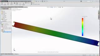 SolidWorks combined thermal and static analyses