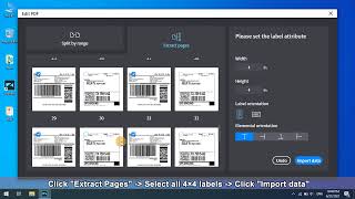 Labelife PC Tutorial |  How to crop and print Amazon 4x4 and 4x6 shipping labels