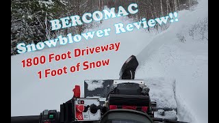 BERCO BERCOMAC 48' Snowblower Review ❄ Arctic Cat TBX  #berco  #snowblower #arcticcat #review