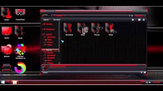HUD Red ThemePack win8