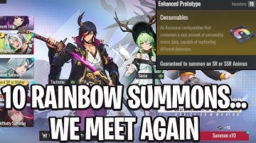 Rainbow Summoning Time... Can We Get An SSR?!? [Etheria: Restart]