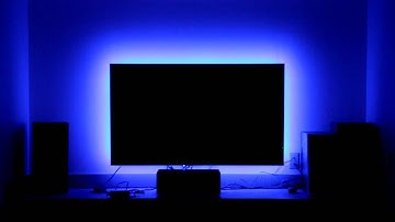 RGB LED Strip with Controller Demonstrating Different Modes