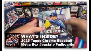 2025 Topps Chrome Baseball Mega Box Rip Gerrit Cole deGrom Amador Refractors More