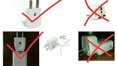 How to convert UK type G plug to two pin plug