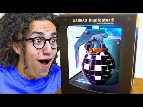 3D PRINTING LEGENDARY FORTNITE ITEMS IN REAL LIFE!