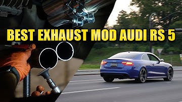 Best Exhaust Mod Audi RS5 | ECS Tuning X-Pipe
