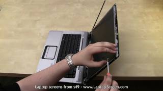 Laptop screen replacement / How to Repair (replace) LCD screen in a laptop