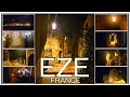 Eze provence  alpes sleeping city eveningnight french riviera cte dazur france nice   