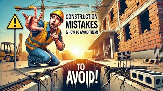 Common Construction Mistakes & How to Avoid Them – Essential Tips for Builders!