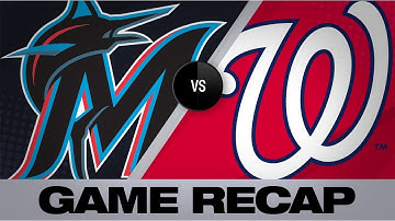 Turner delivers a walk-off double in the 9th | Marlins-Nationals Game Highlights 7/2/19