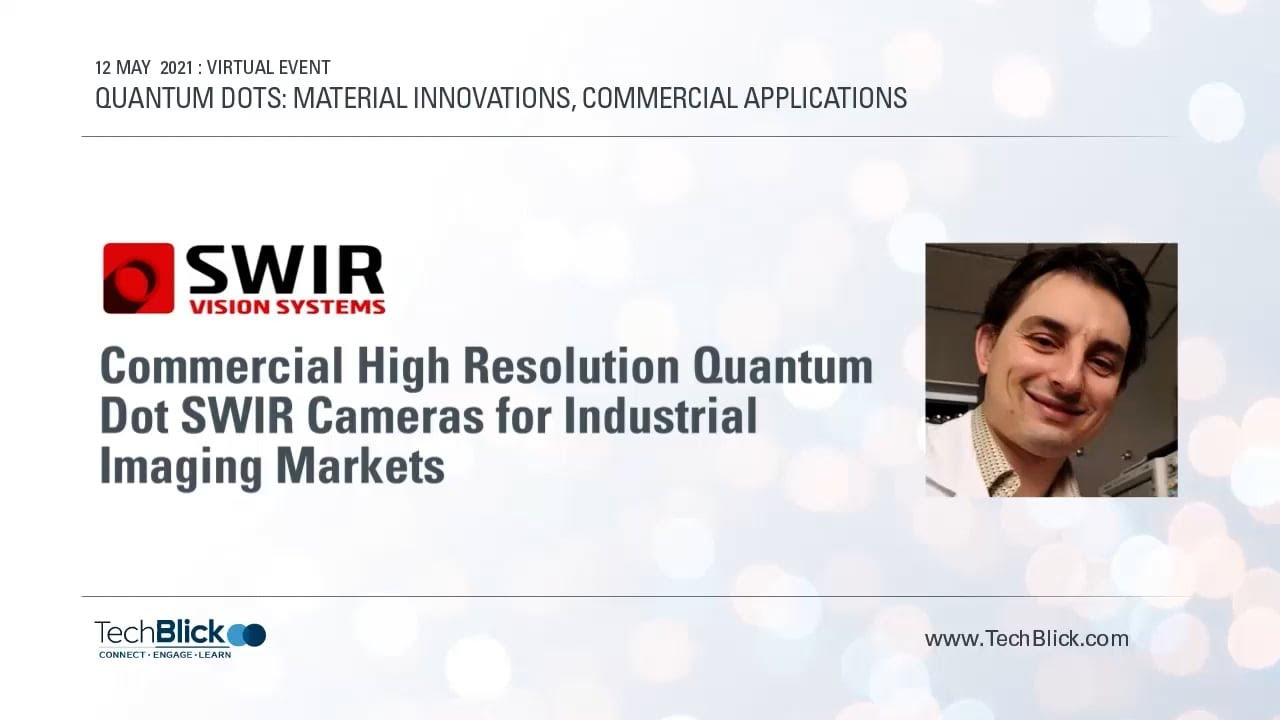 SWIR  | Commercial High-Resolution Quantum Dot SWIR Cameras. Industrial Imaging