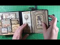 Mini Album Tutorial - Stamperia Voyages Fantastique pt. 7