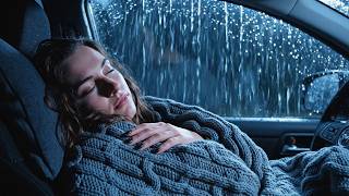 Soft Rain on Car Roof During Midnight Hours for Stress Relief and Sleep screenshot 4