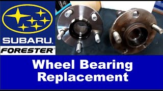 Front Wheel Bearing Replacement | 2015 Subaru Forester | Wheel Bearing Noise Solved | 4th Gen by MT 60,089 views 4 years ago 11 minutes, 37 seconds