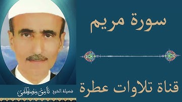 ماتيسر من سورة مريم | القارئ نامق مصطفى