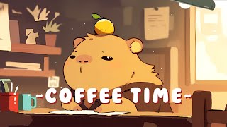 Capybara Lofi Zone - Chill Jazz Beats to Relax/Study ~ Peaceful Flow ~ 📚 🎵 | Sleep Aid