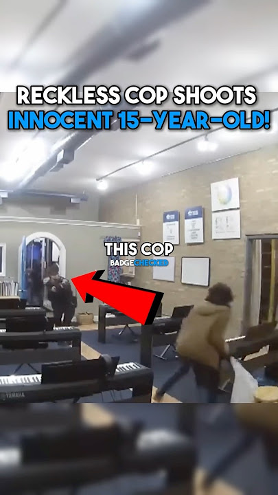 Reckless Cop Accidentally Shoots Innocent 15-Year-Old!... $2 Million Lawsuit