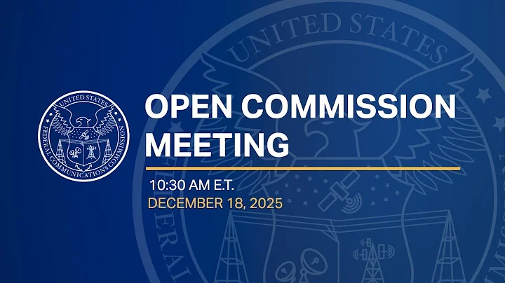 December 2025 Open Commission Meeting