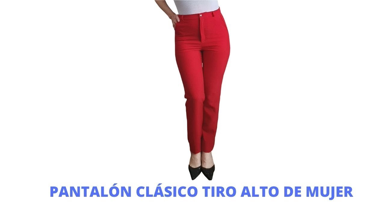 PANTALÓN CLÁSICO TIRO ALTO/Paso a paso/Confección 