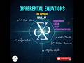 Revision- Differential equations