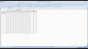 Excel - Puantaj Cetveli Yapımı 2. Bölüm | Basit ve Kullanışlı