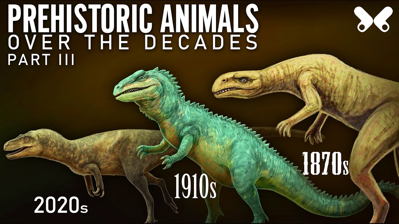 PALEOART EVOLUTION: Prehistoric Animals Over the Decades. Part 3