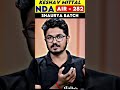 Inspirational Story of Keshav Mittal! | AIR-282 UPSC NDA-1, 2023 #PW #DefenceWallah