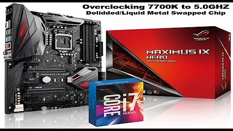 Achieve a Stable 5.0 GHz Overclock on i7 7700K with Asus Maximus IX Hero
