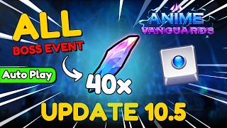 Using Mytich Unit For Beat All Boss Event Maps Anime Vanguards Update 10.5