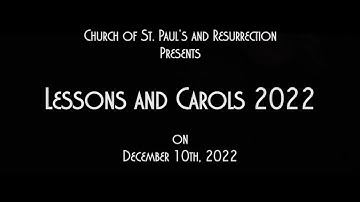 Lessons and Carols 2022