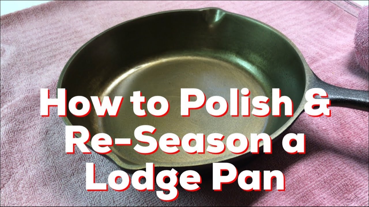 Sanding, Polishing, & Seasoning Lodge Cast Iron Skillet 