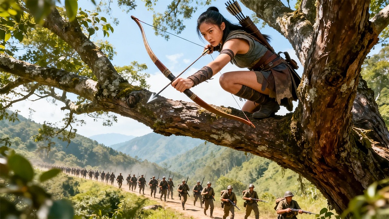 日军精锐搜山围剿，顶级女猎人疯狂猎杀，日军精锐当场团灭！⚔️抗日 | 特种兵 | Kong Fu