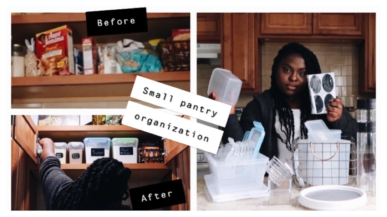 Small Pantry organization video (no pantry) on a budget 2020 - YouTube