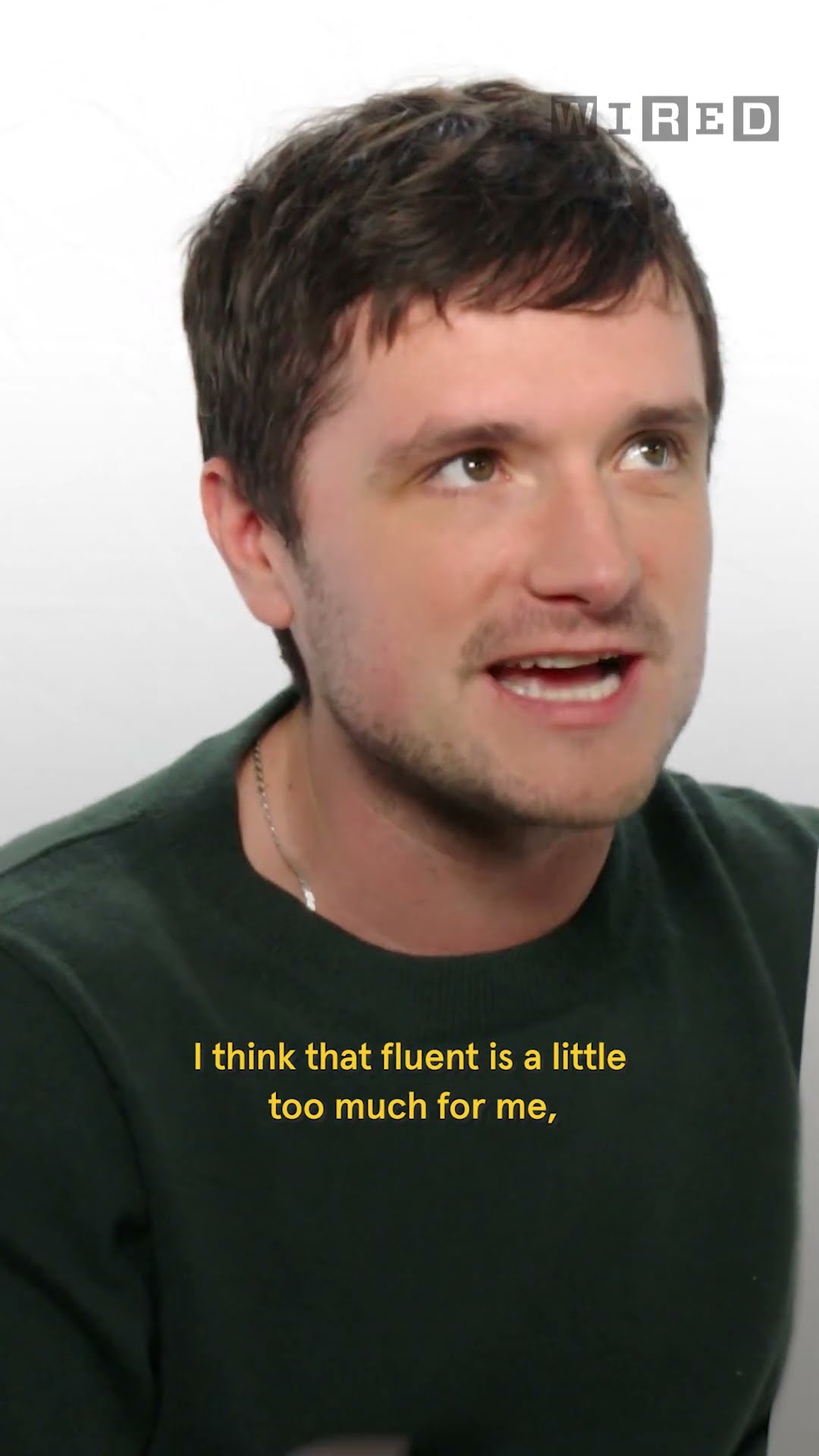Is Josh Hutcherson fluent in Spanish?