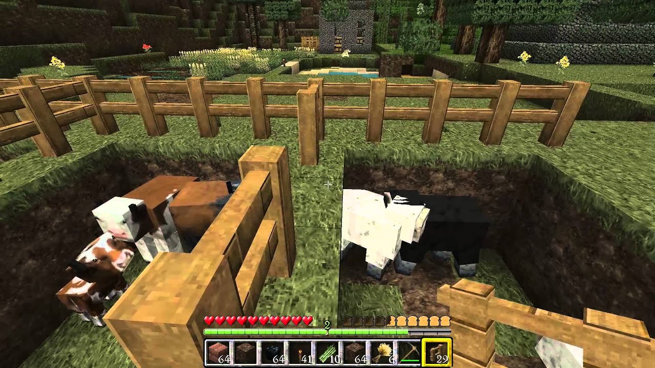 Tierstall Minecraft Let's Play Together Minecraft #10 - Tierstall Bauen Leicht Gemacht ...