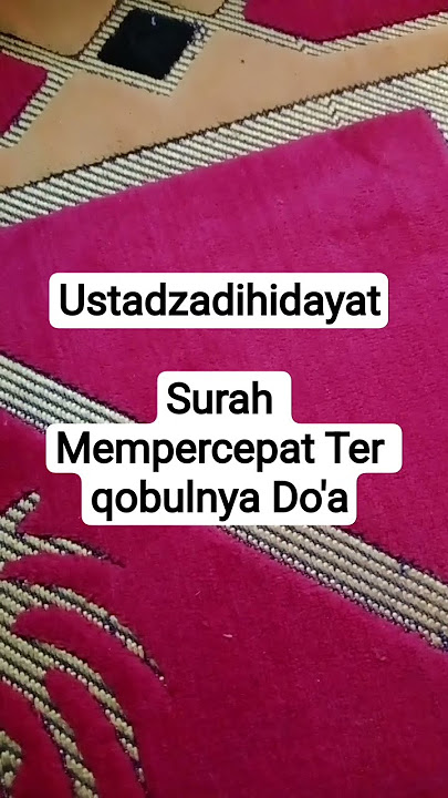 Surah Ter qobul nya Do'a #Ceramahislam #Ustadzadihidayat
