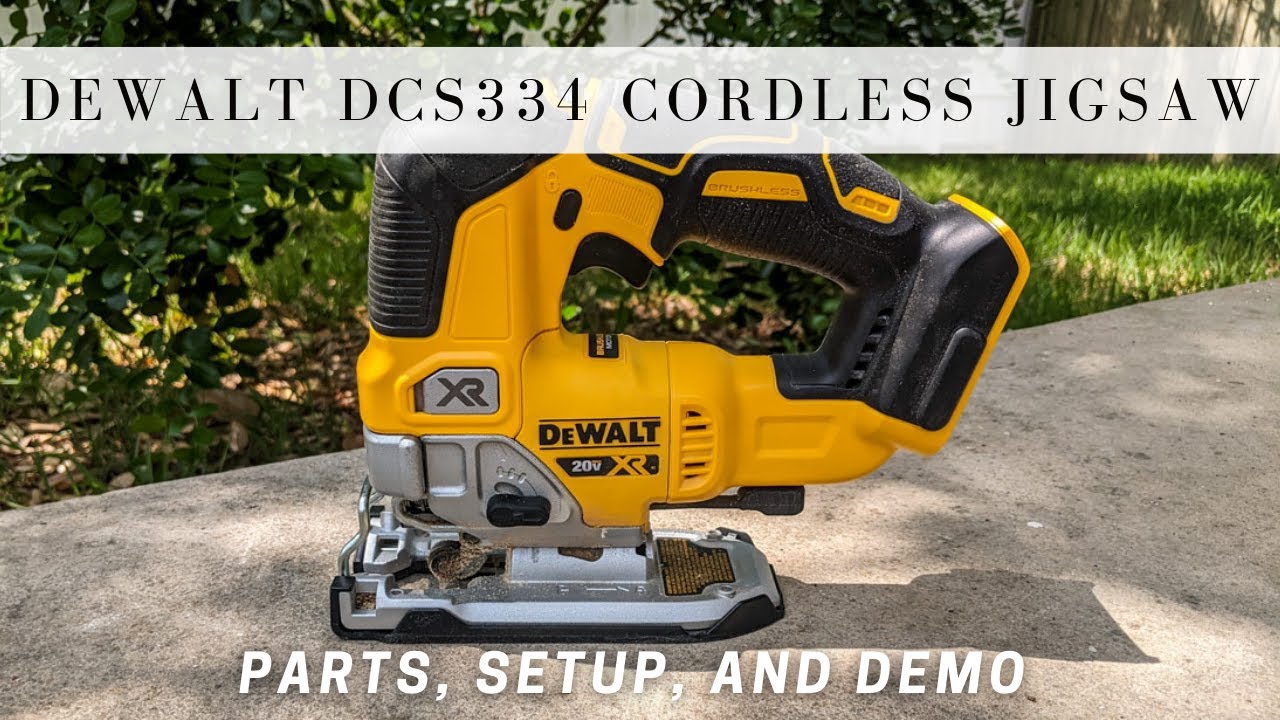 Dewalt DCS334 Cordless Jigsaw Review | Info and to use a Dewalt jigsaw Cody's Craft Corner