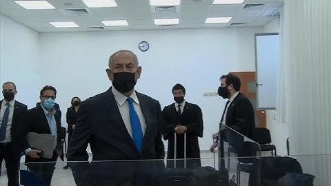 Benjamin Netanyahu enters plea in court in corruption trial