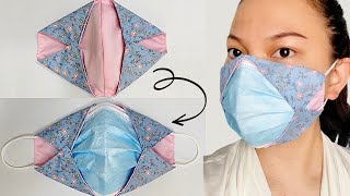 5 Minutes!! Face Mask Cover!! | Reversible Surgical Face Mask Cover