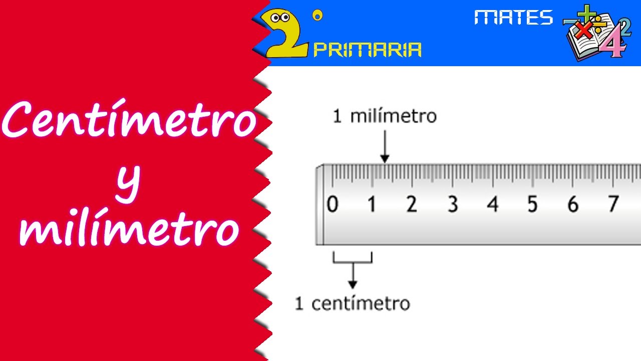 5 Mm A Centimetros Matemáticas. 2º Primaria. Tema 5. Uso de la regla. Centímetros y milímetros  - YouTube