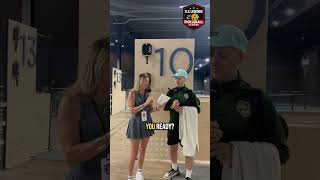 Team DMV Picklers player "Pickles" Paul, in the hot seat with League Correspondent Michele Spahr