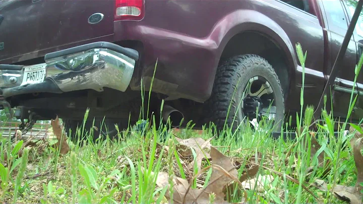 2000 Ford F250 7.3L - 4'' MBRP straight pipe rev