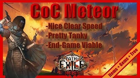 CoC Firestorm Meteor Massacre Assassin POE 3.12 Build - Doomsday is coming!