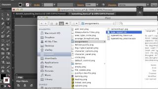 Adobe Illustrator CS6 Typesetting Basics