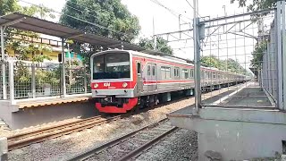 通勤線 JR 205-8 目的地 カンプン バンダン (パサール セネン経由)