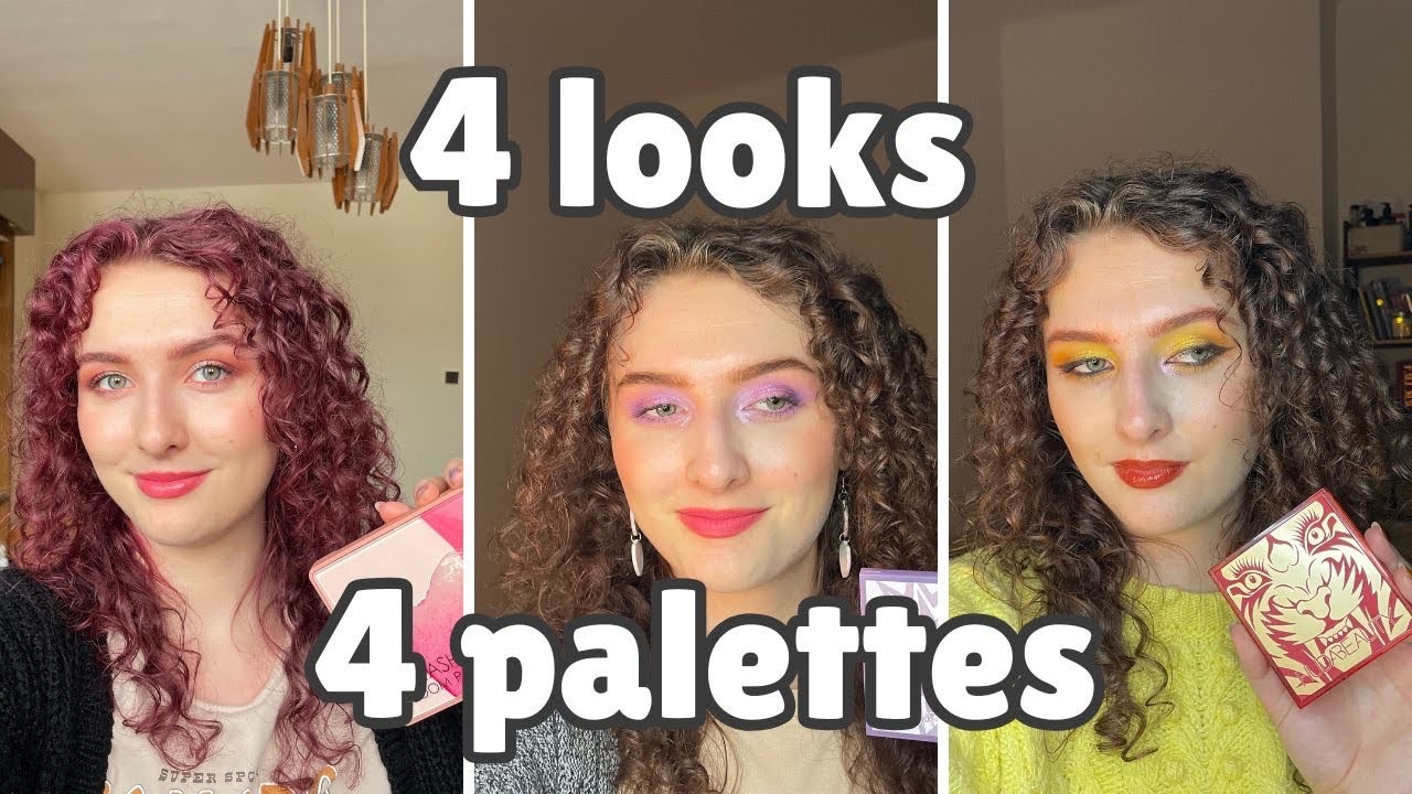 4 looks 4 palettes | Huda beauty + Natasha Denona